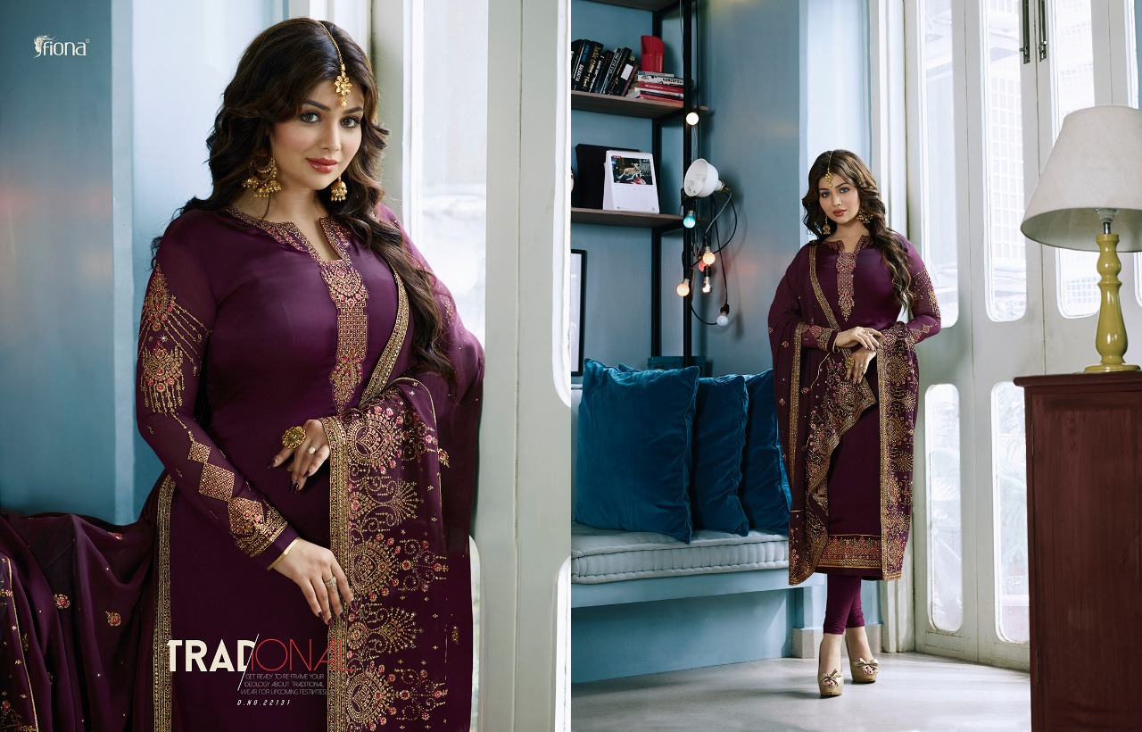 Ayesha Heavy Dupatta Fiona Wedding Wear Salwar Suits Wholesaler In Surat