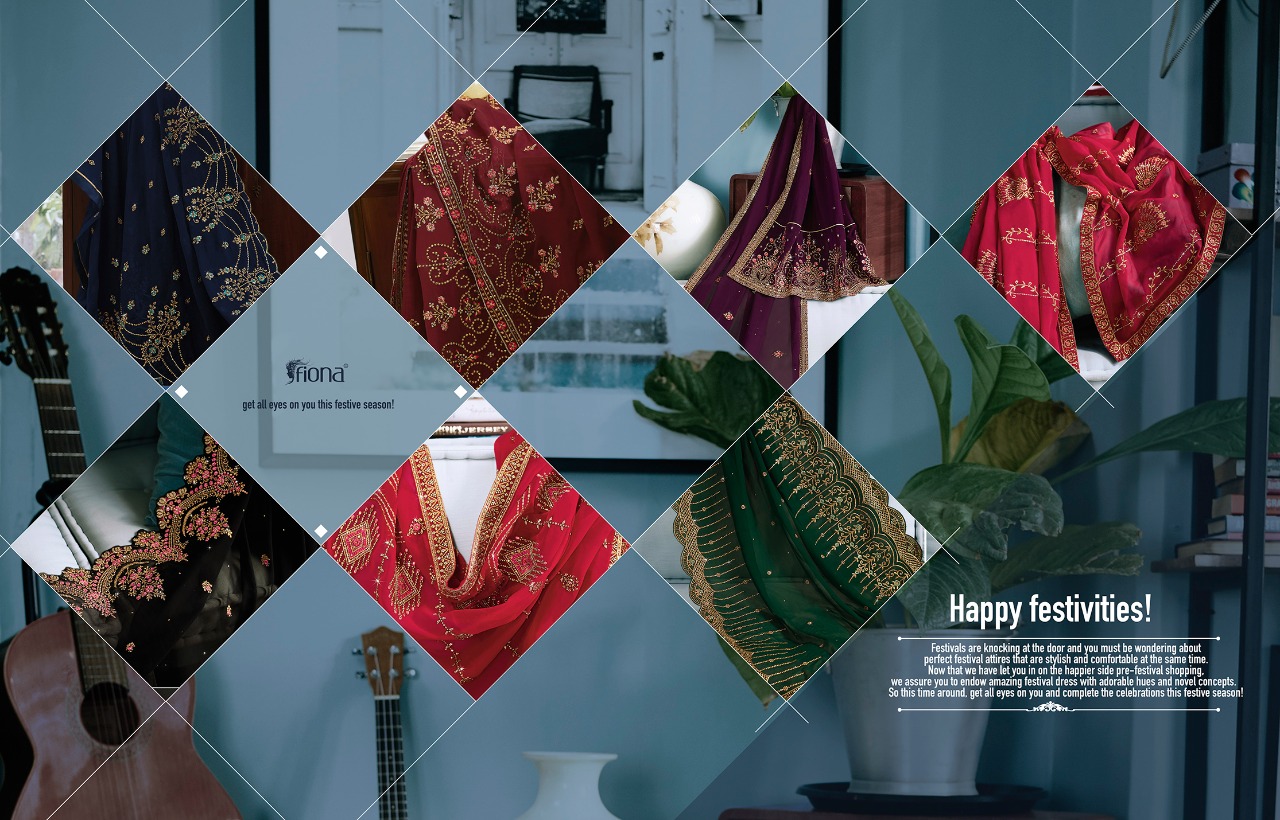Ayesha Heavy Dupatta Fiona Wedding Wear Salwar Suits Wholesaler In Surat