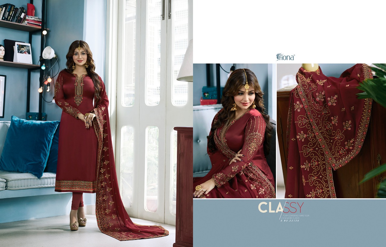 Ayesha Heavy Dupatta Fiona Wedding Wear Salwar Suits Wholesaler In Surat