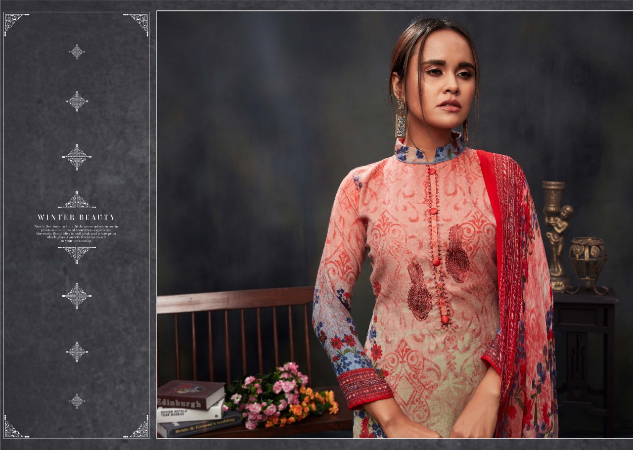 Alisha Sargam Prints Pashmina Salwar Kameez Dealer Wholesaler