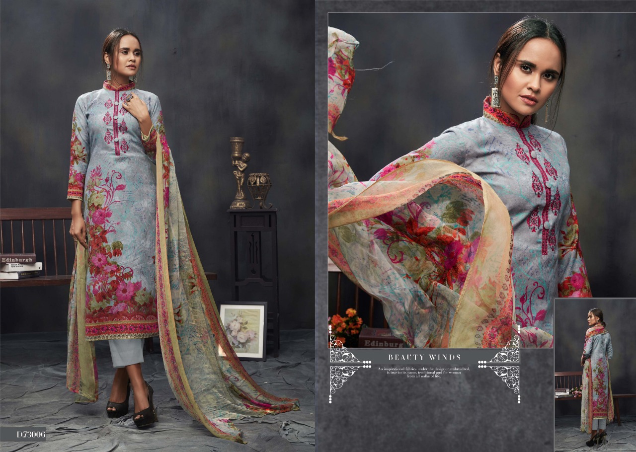 Alisha Sargam Prints Pashmina Salwar Kameez Dealer Wholesaler
