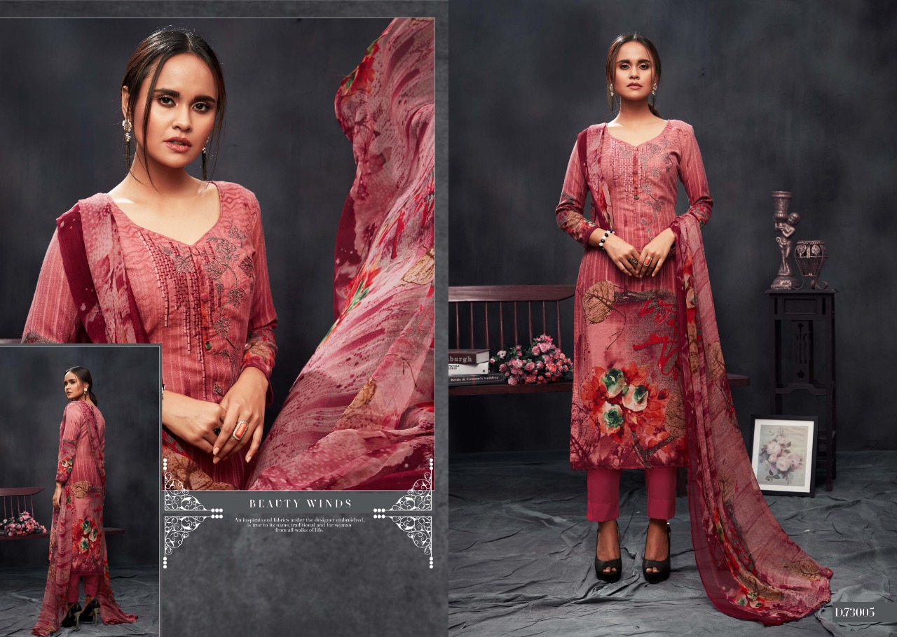 Alisha Sargam Prints Pashmina Salwar Kameez Dealer Wholesaler