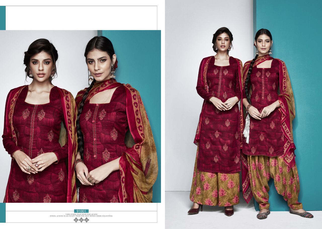 Dazzle Sargam Prints Pashmina Designer Work Dress Materials At Wholesale Price In Surat