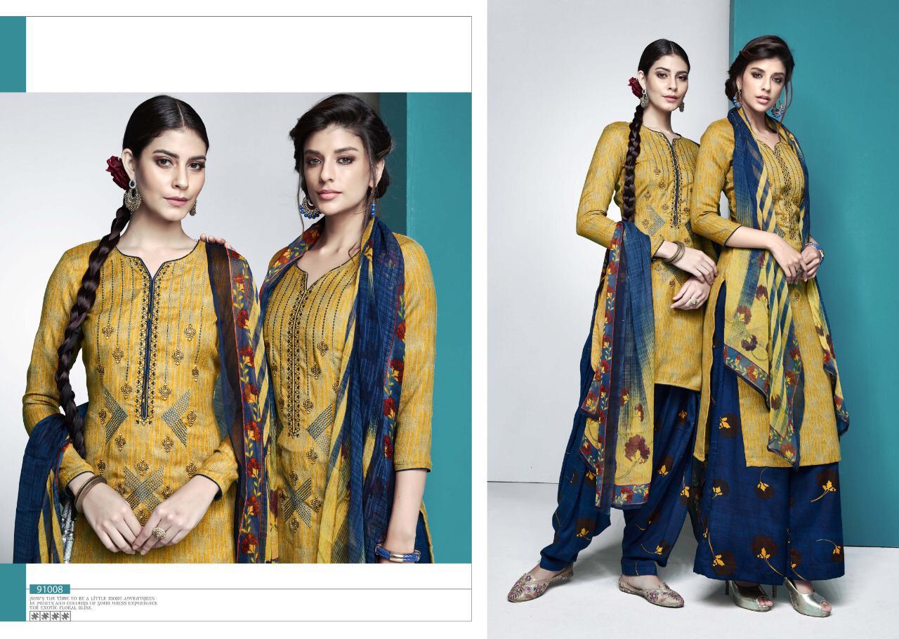 Dazzle Sargam Prints Pashmina Designer Work Dress Materials At Wholesale Price In Surat