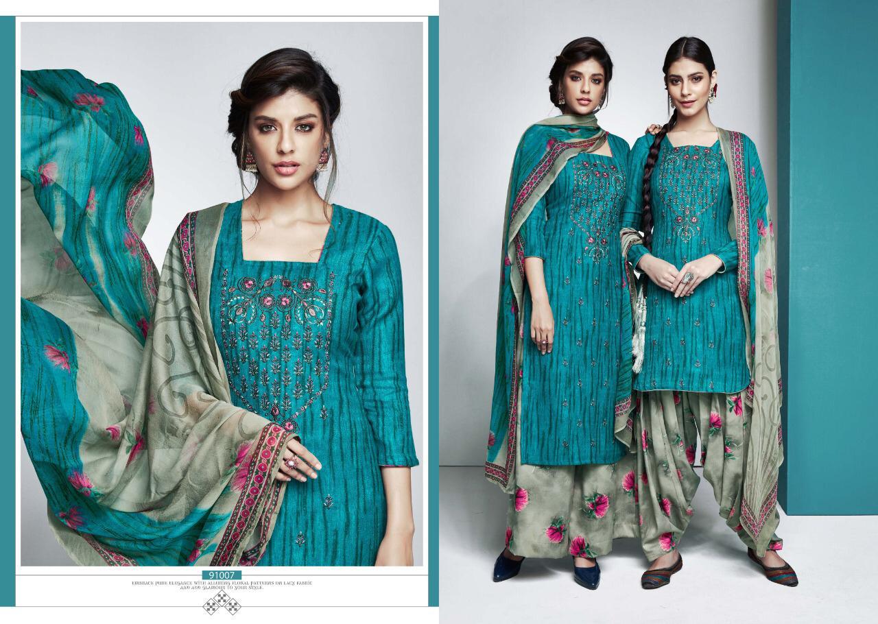 Dazzle Sargam Prints Pashmina Designer Work Dress Materials At Wholesale Price In Surat