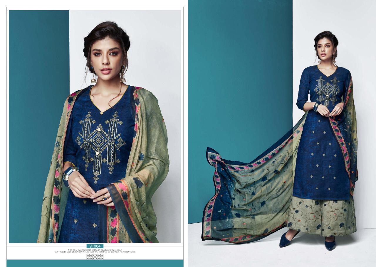 Dazzle Sargam Prints Pashmina Designer Work Dress Materials At Wholesale Price In Surat