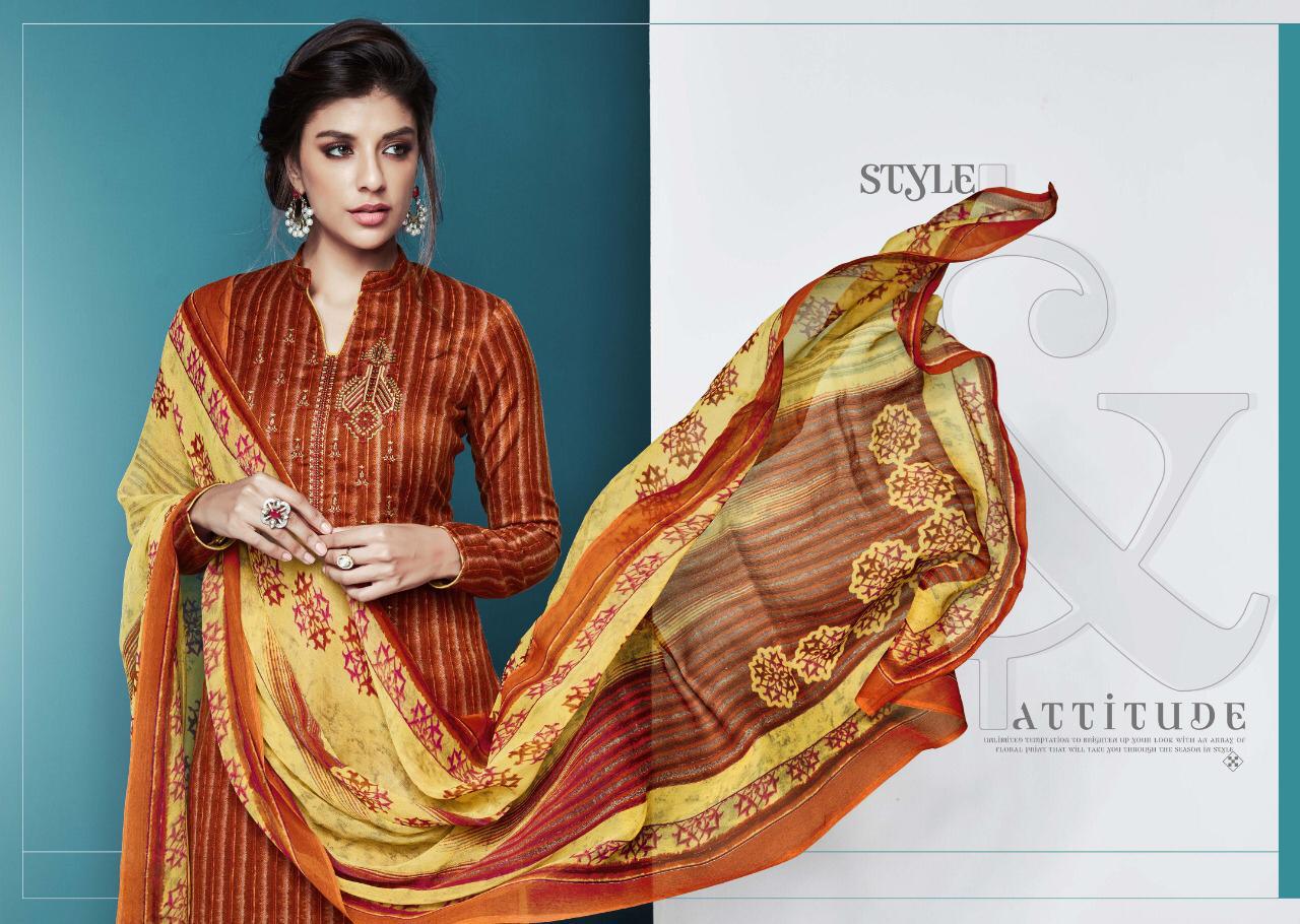 Dazzle Sargam Prints Pashmina Designer Work Dress Materials At Wholesale Price In Surat