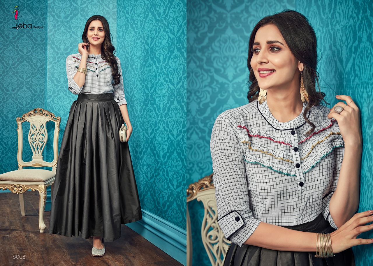 Eba Western Vol 2 Pure Handloom Top For Party Wear Collection At Wholesale Price
