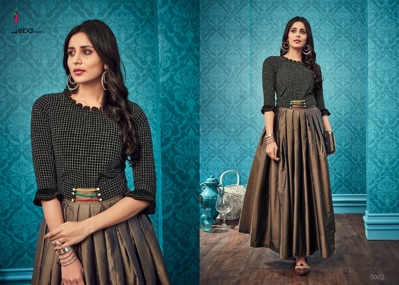 Eba Western Vol 2 Pure Handloom Top For Party Wear Collection At Wholesale Price