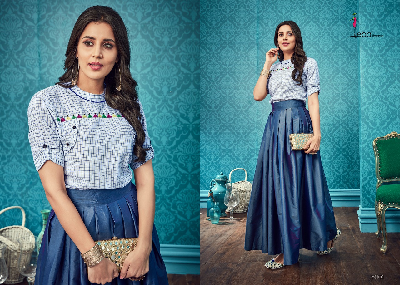 Eba Western Vol 2 Pure Handloom Top For Party Wear Collection At Wholesale Price