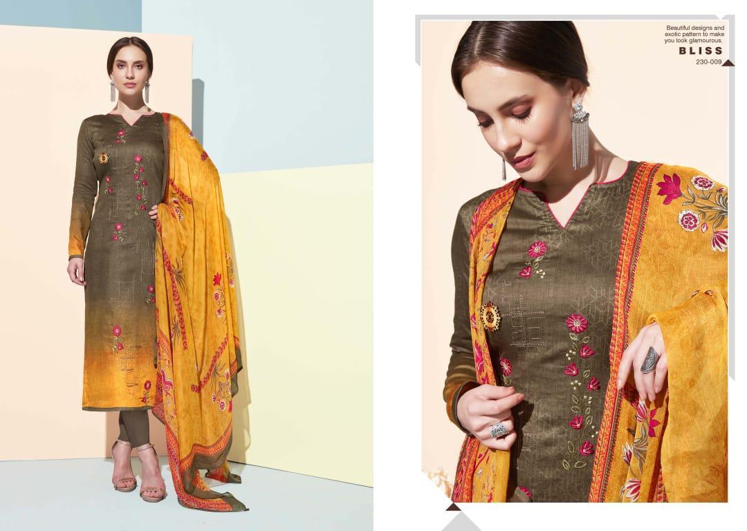 Belliza Designer Bliss Jam Cotton Fabric With Embroidery Work Suits Wholesale Dealer
