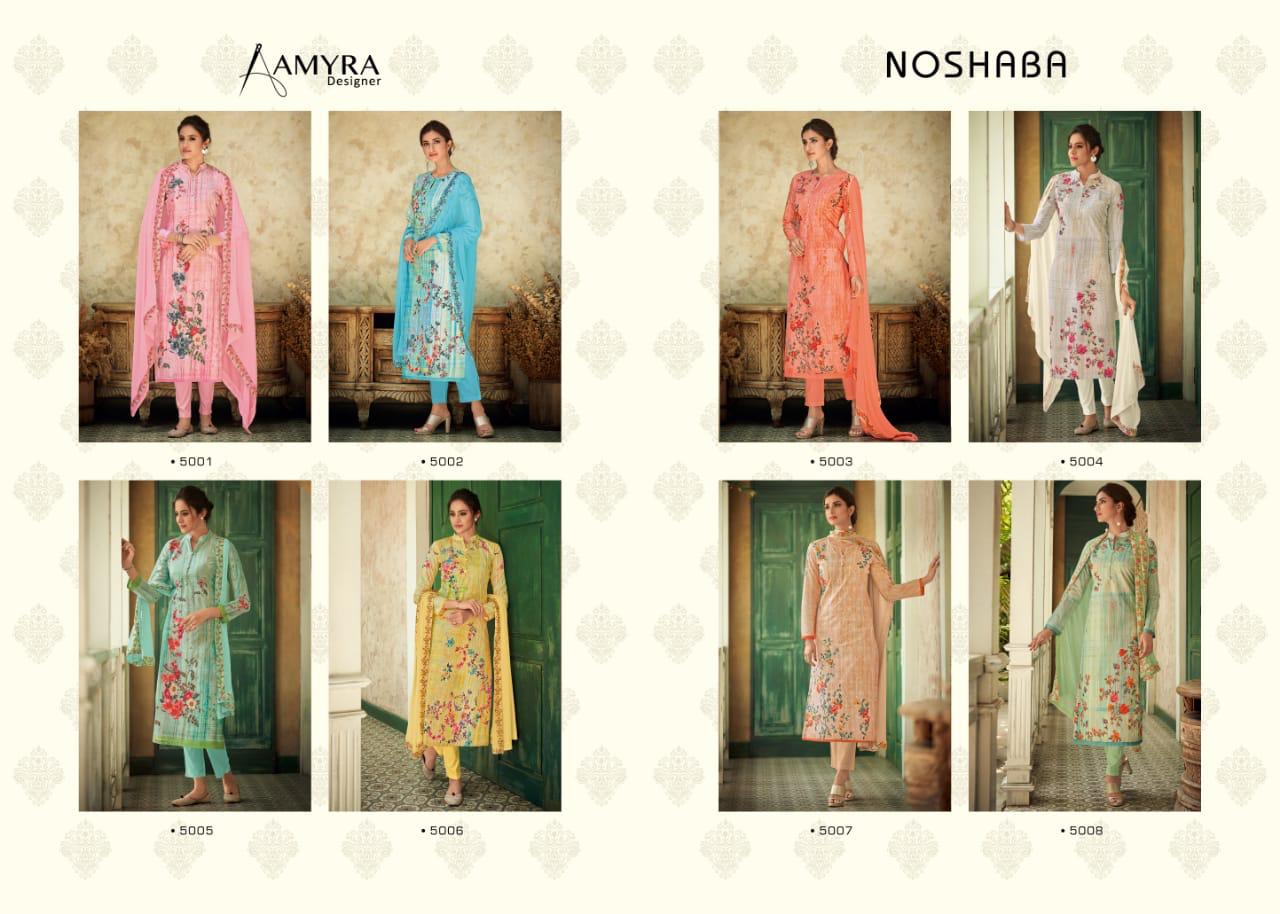 Amyra Designer Noshaba Cotton Salwar Suit Wholesale Rate