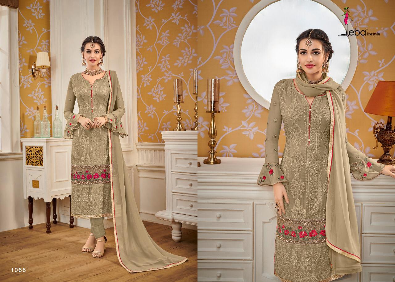 Eba Lifestyle Hurma Vol 12 Heavy Dupatta Work Wholesale Rate Surat