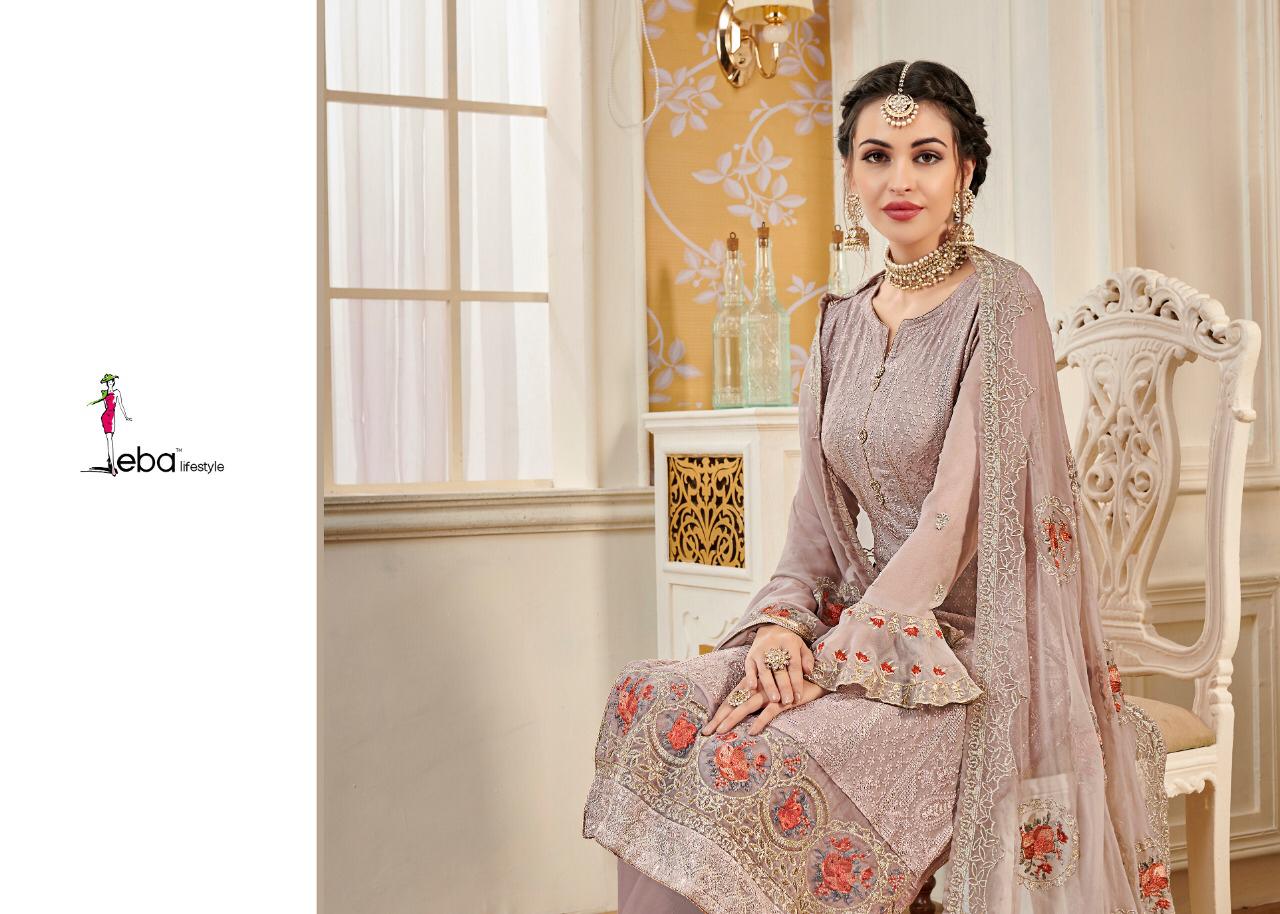 Eba Lifestyle Hurma Vol 12 Heavy Dupatta Work Wholesale Rate Surat