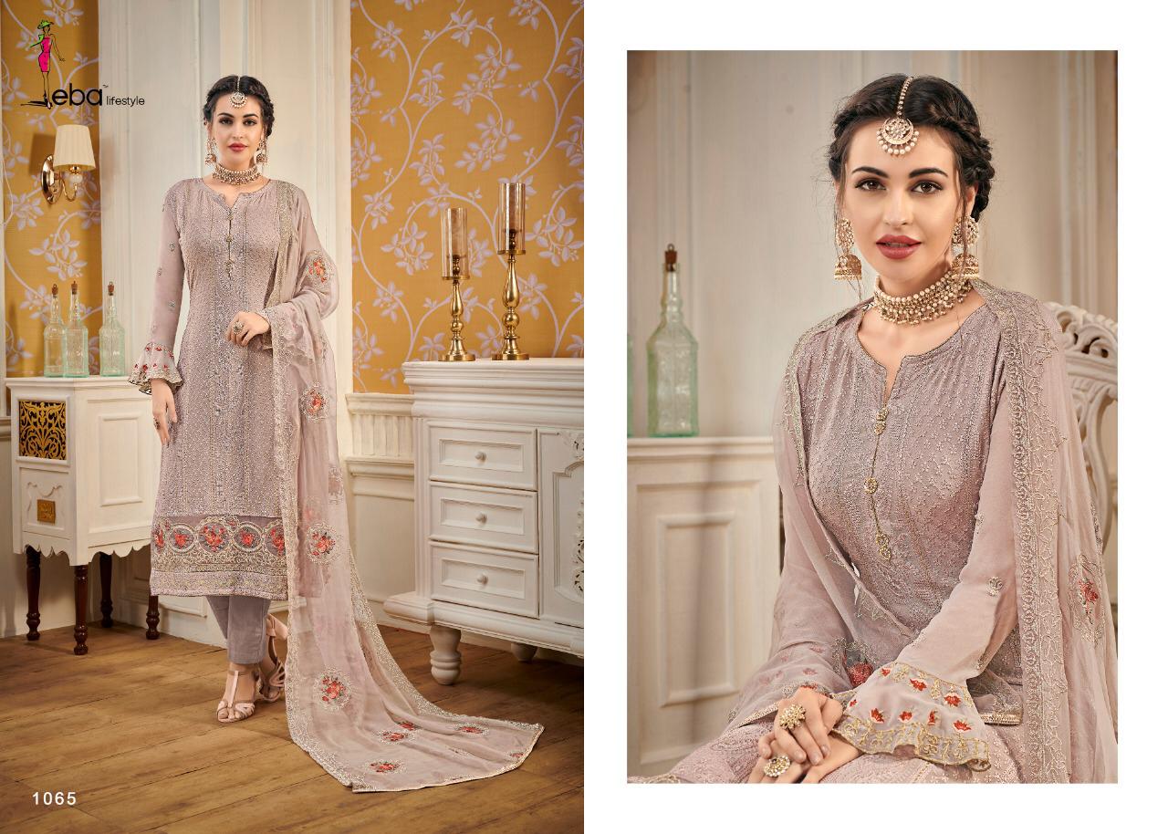 Eba Lifestyle Hurma Vol 12 Heavy Dupatta Work Wholesale Rate Surat