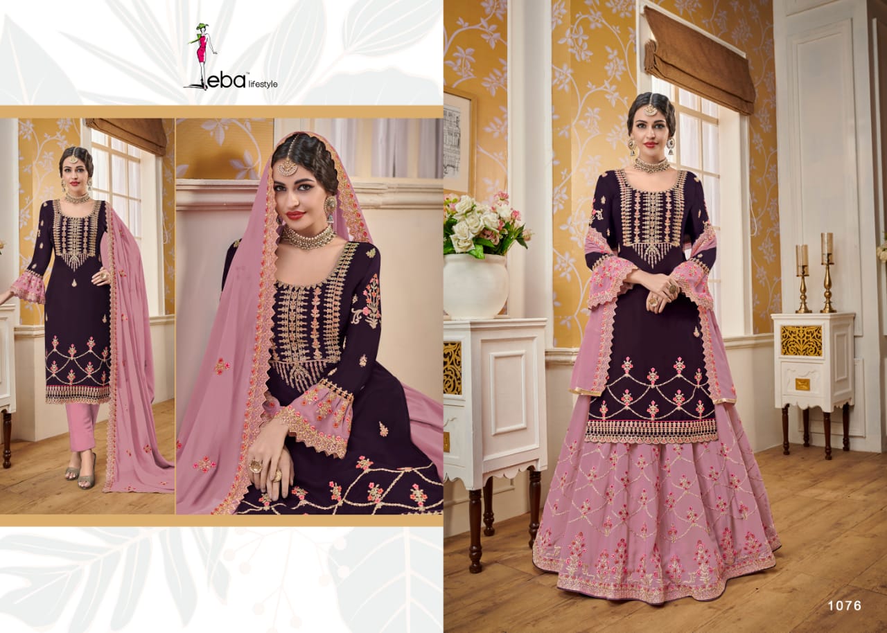Eba Lifestyle Hurma Vol 14 Heavy Bridal Lehnga Style