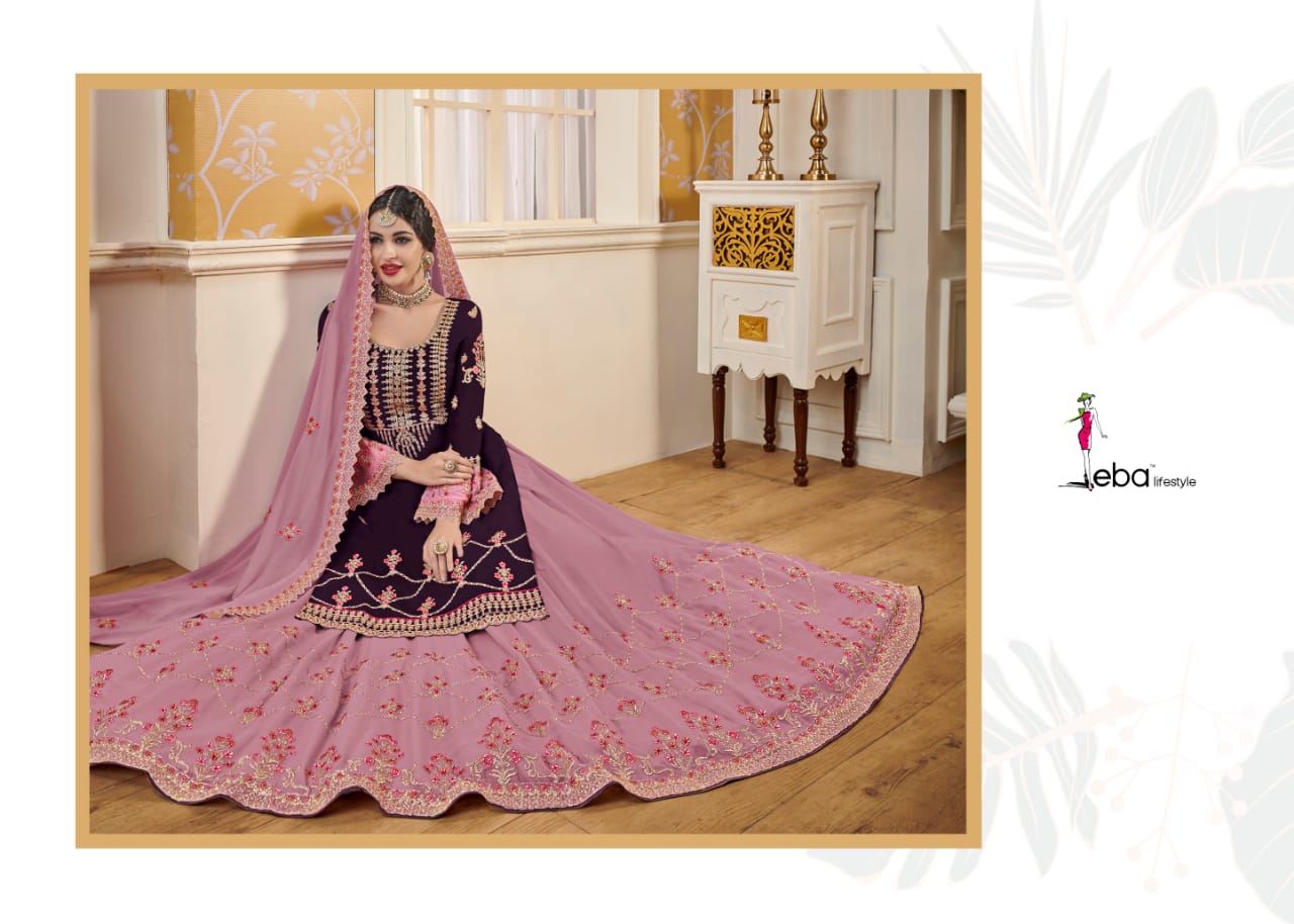 Eba Lifestyle Hurma Vol 14 Heavy Bridal Lehnga Style