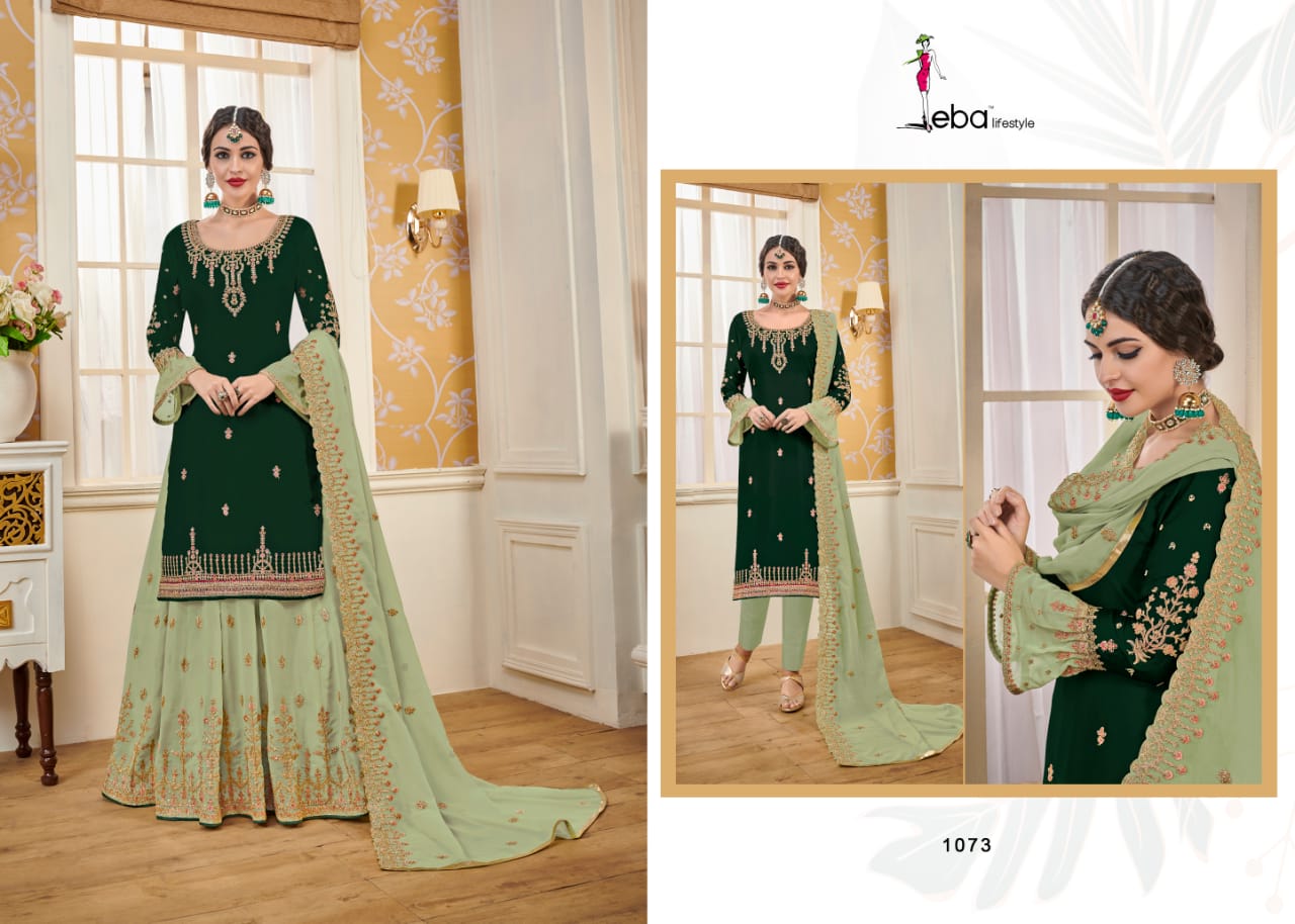 Eba Lifestyle Hurma Vol 14 Heavy Bridal Lehnga Style