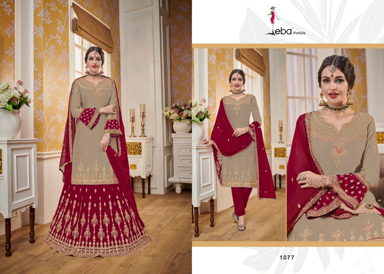 Eba Lifestyle Hurma Vol 14 Heavy Bridal Lehnga Style