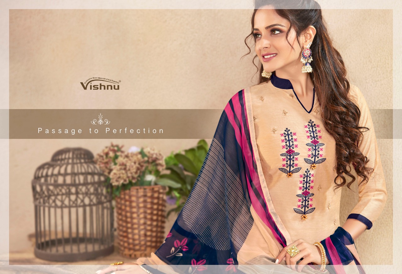 Vishnu Impex Presents Dermy Cool Vol 14 South Cotton Dress Materilas