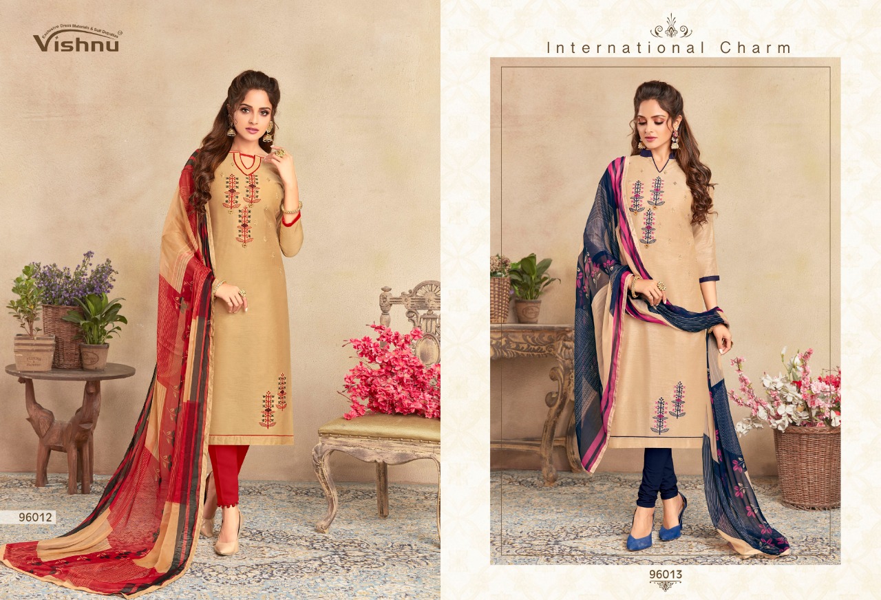 Vishnu Impex Presents Dermy Cool Vol 14 South Cotton Dress Materilas