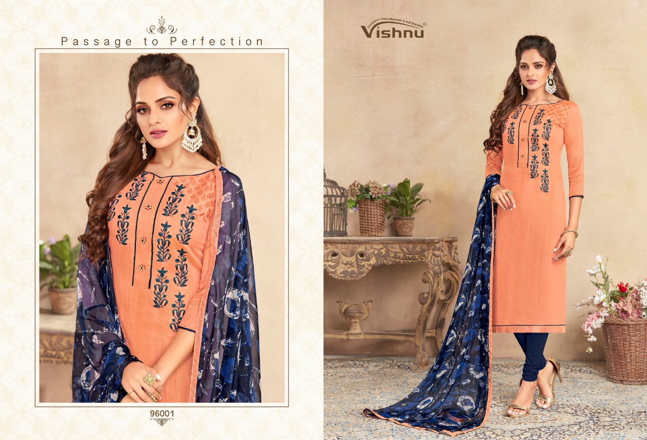 Vishnu Impex Presents Dermy Cool Vol 14 South Cotton Dress Materilas