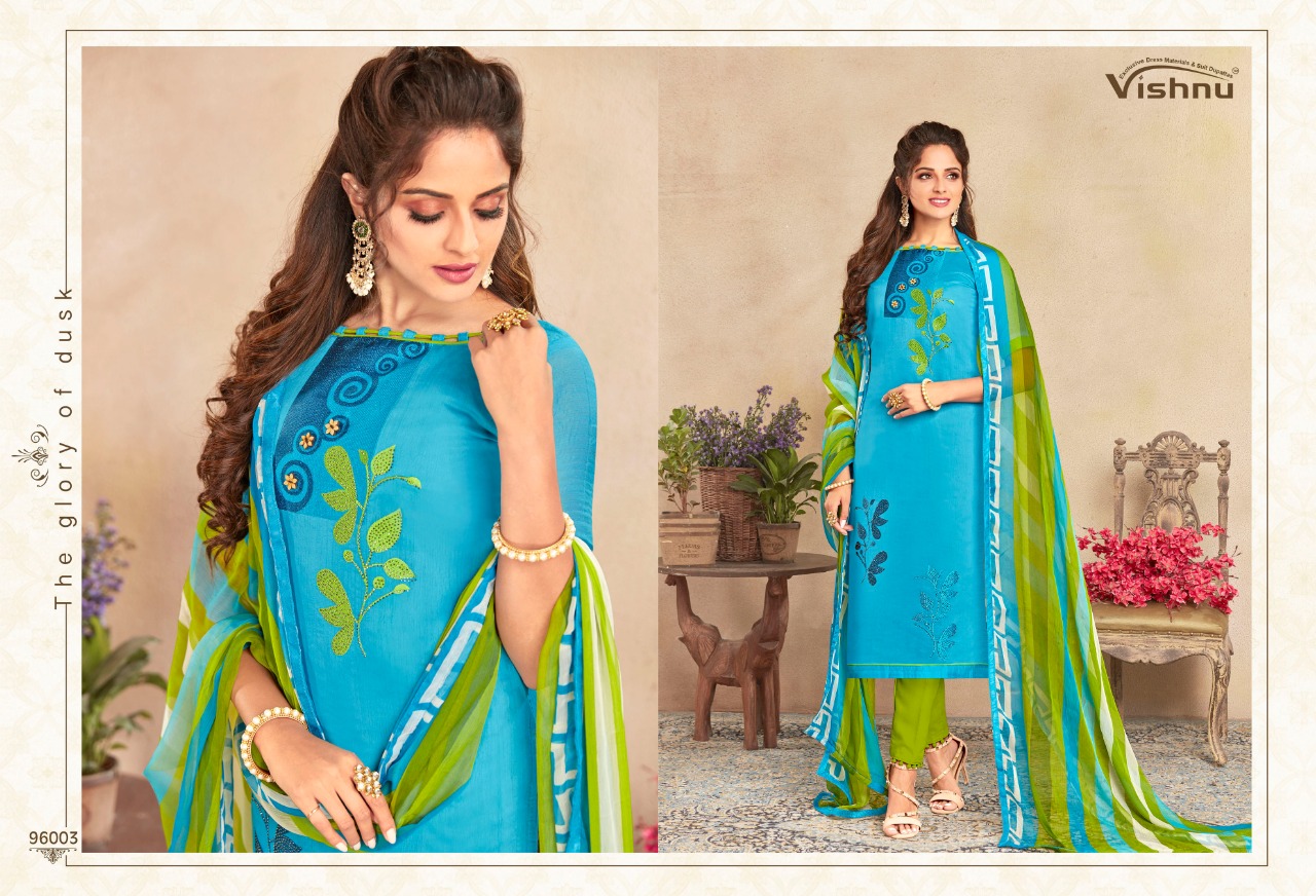 Vishnu Impex Presents Dermy Cool Vol 14 South Cotton Dress Materilas