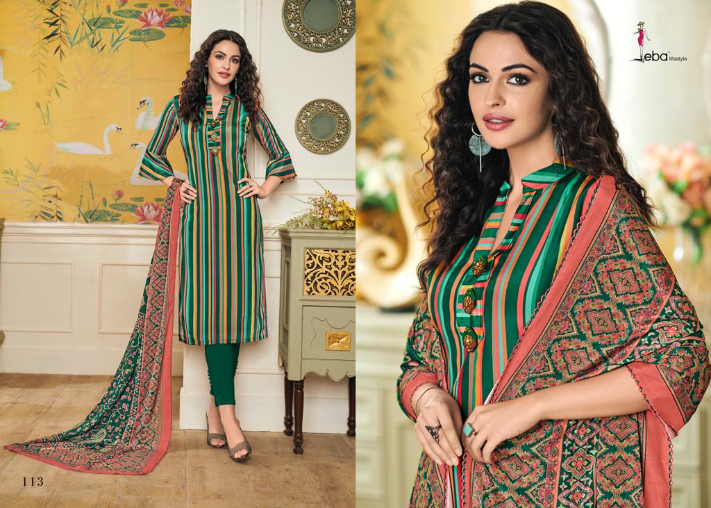 Eba Lifestyle Simran Vol 1 Creap Fabric With Digital Prints Salwar Suit