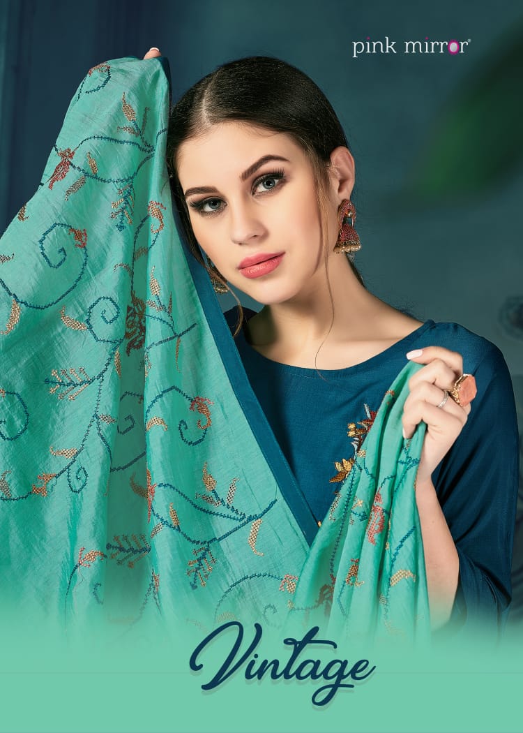 Pink Mirror Launches Vintage 3 Piece Designer Ready To Wear Salwar Kameez