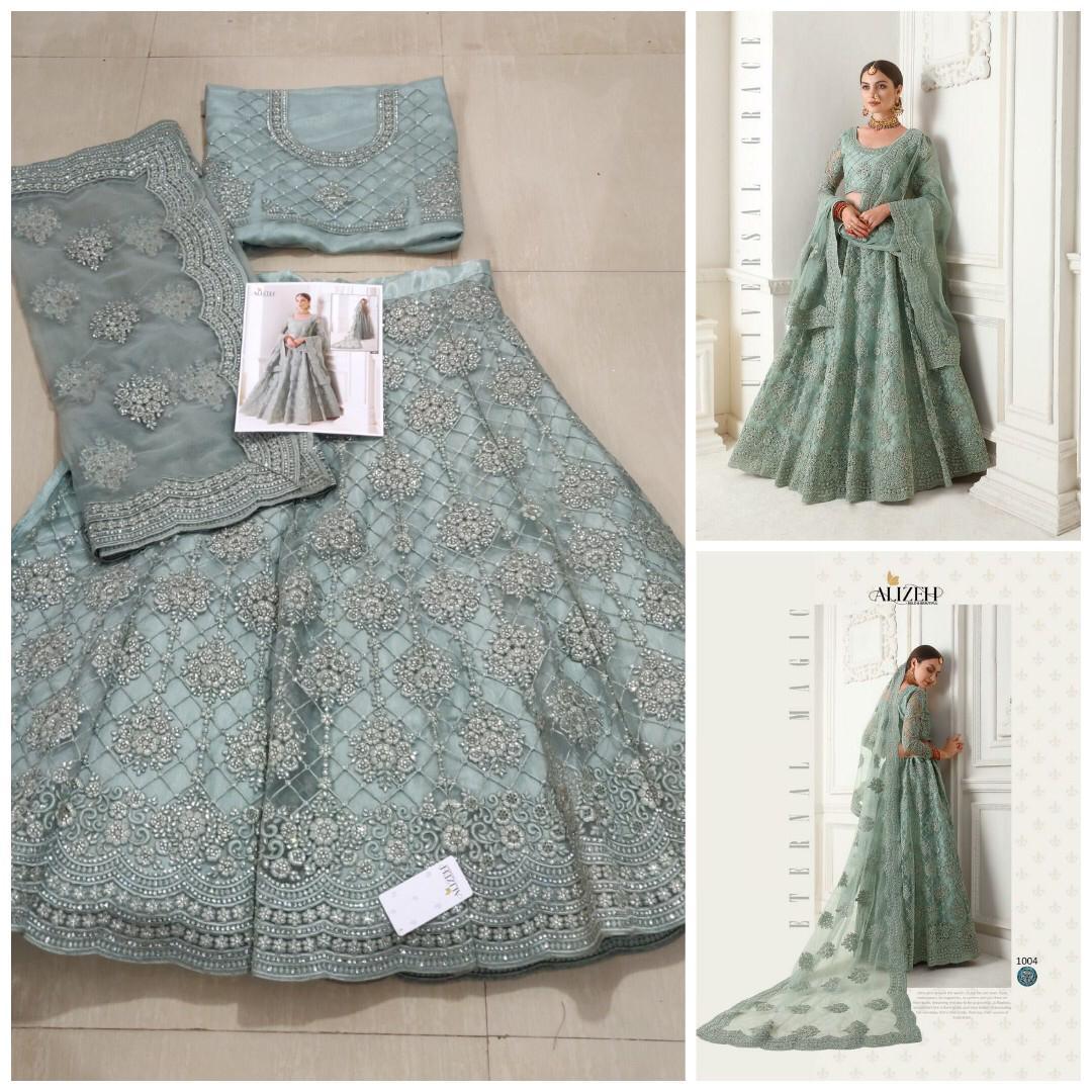 Alizeh Colour Edition Designer Heavy Net Lehenga Collection Online Wholeseller