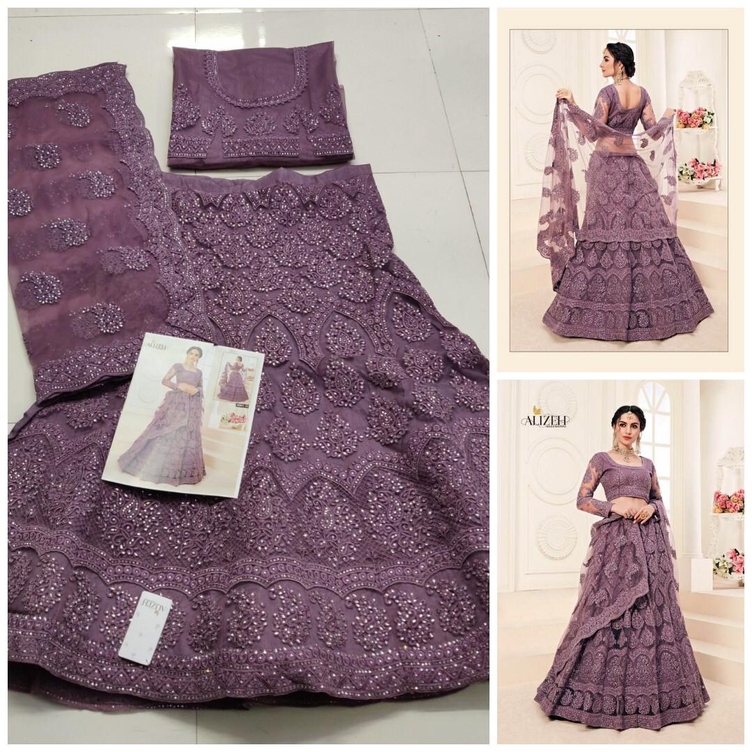 Alizeh Colour Edition Designer Heavy Net Lehenga Collection Online Wholeseller