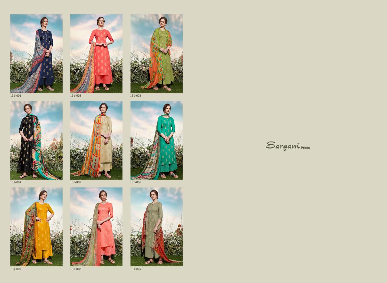 Sargam Prints Florine Pure Jam Foil Print Designer Salwar Suit Dress Material