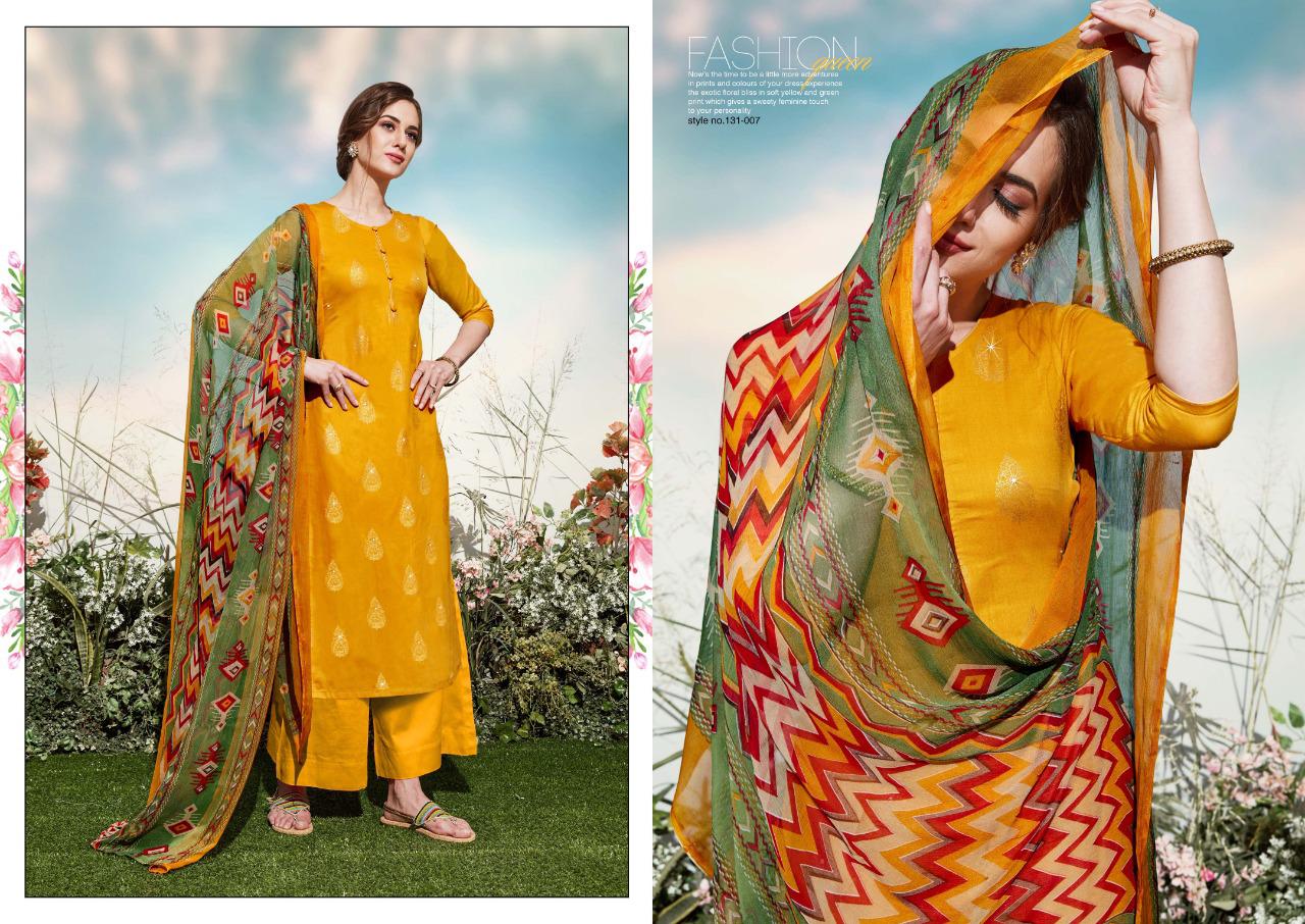 Sargam Prints Florine Pure Jam Foil Print Designer Salwar Suit Dress Material