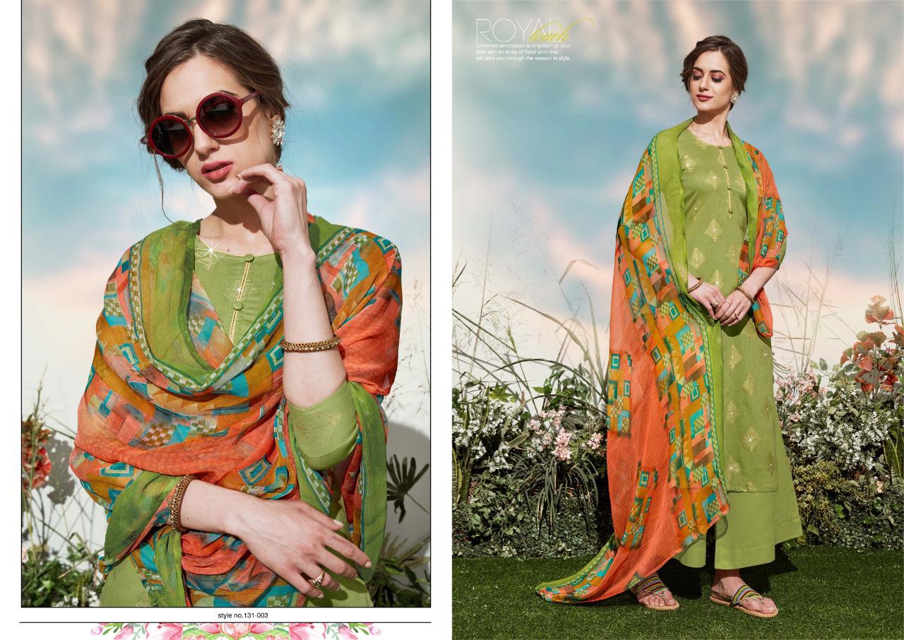 Sargam Prints Florine Pure Jam Foil Print Designer Salwar Suit Dress Material