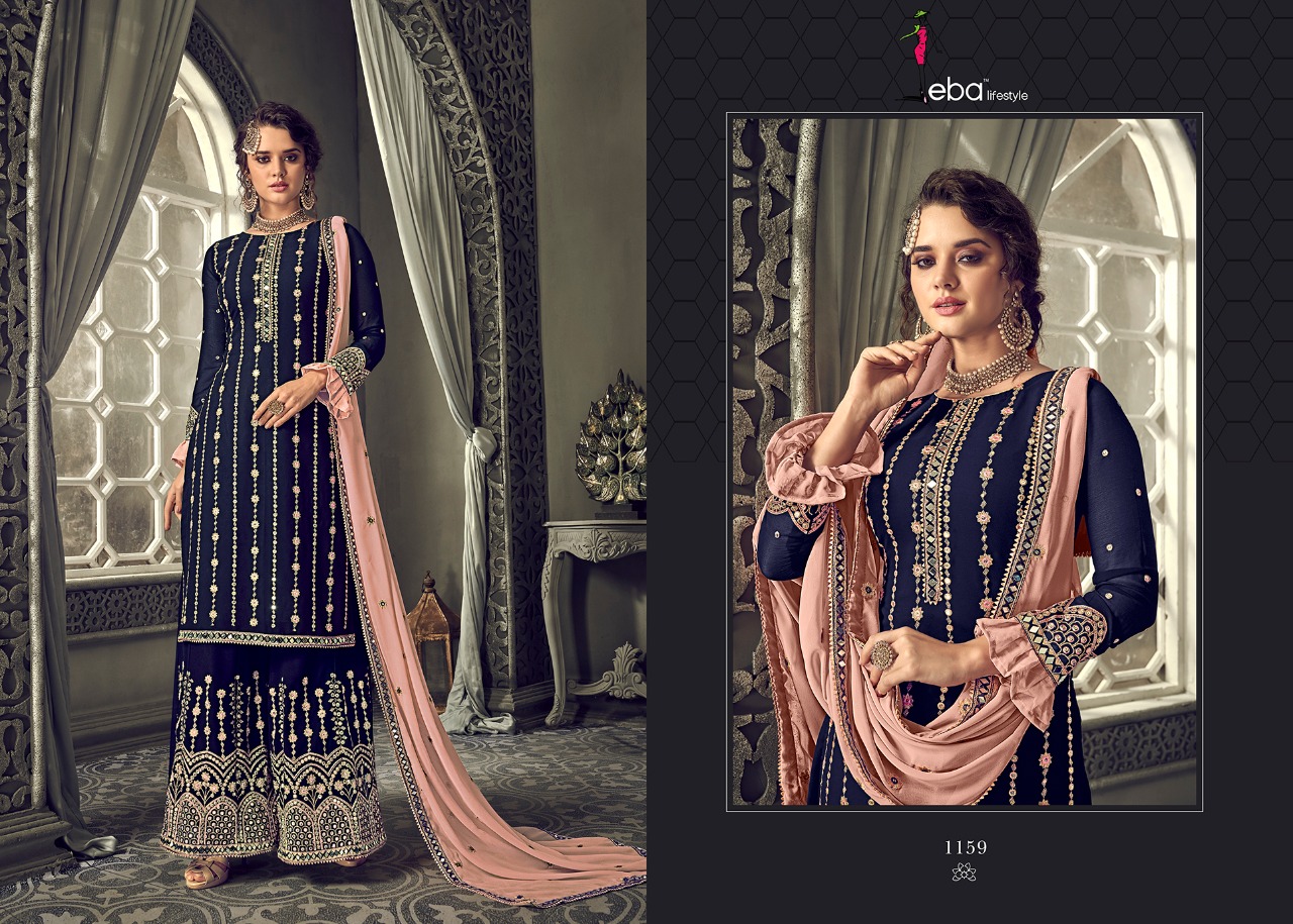 Eba Lifestyle Brings Hurma Vol.30 Fox Georgette Wedding Wear Dress Material Online Seller
