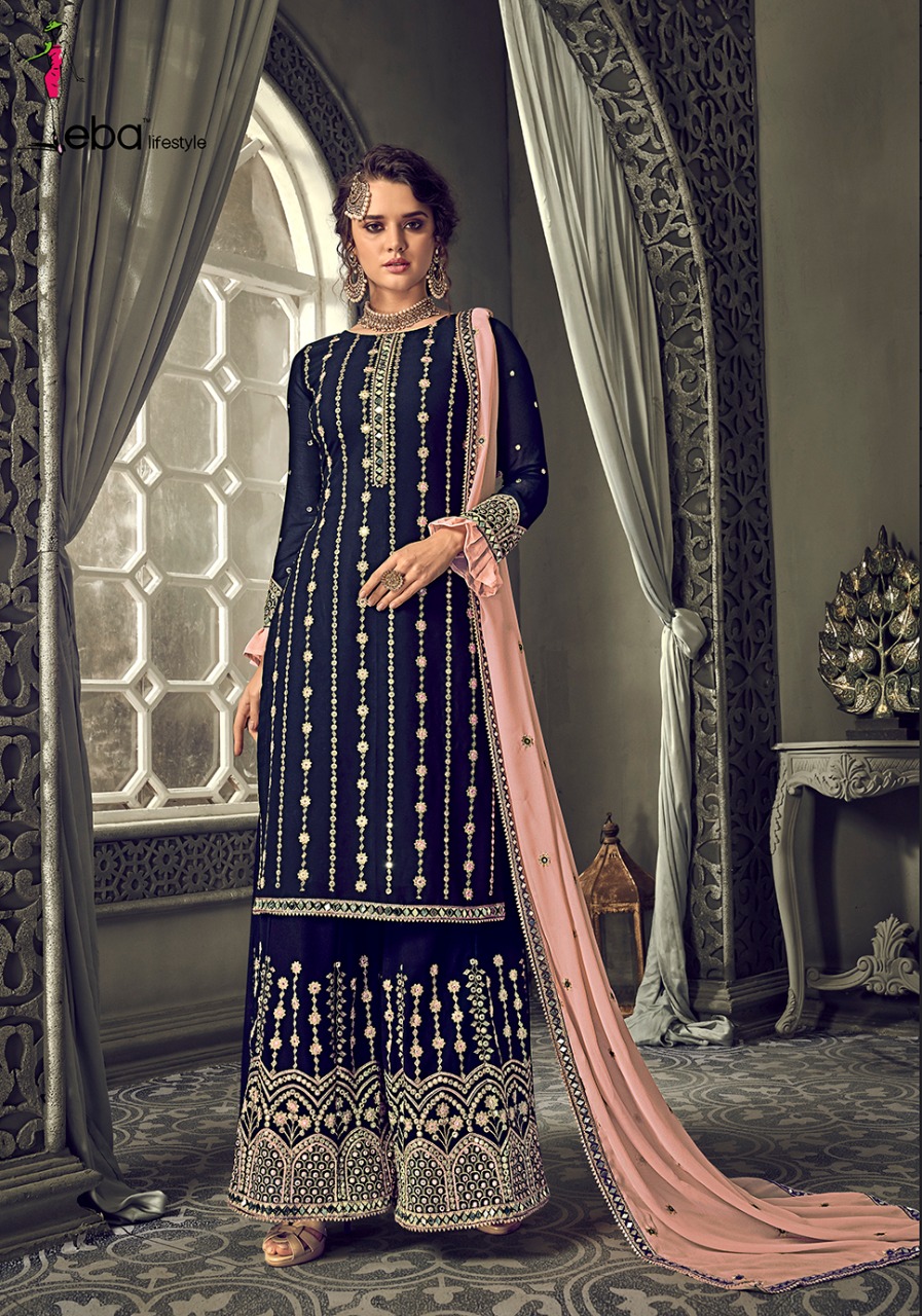 Eba Lifestyle Brings Hurma Vol.30 Fox Georgette Wedding Wear Dress Material Online Seller