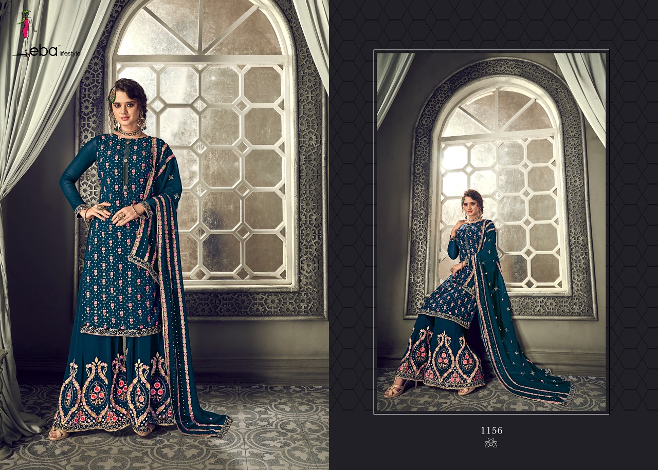 Eba Lifestyle Brings Hurma Vol.30 Fox Georgette Wedding Wear Dress Material Online Seller