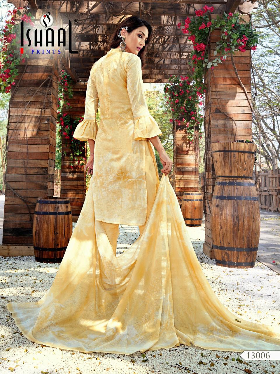 Ishaal Prints Gulmohar Vol 13 Lawn Cotton Mal Mal Dupatta Wholesale Rate Dealer From Surat