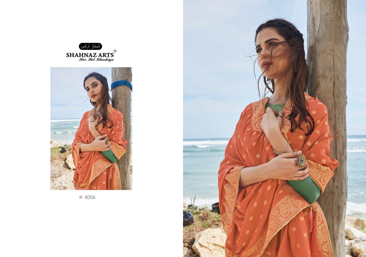 Shahnaz Arts Kashvi Jam Cotton Dress Material With Self Coding Embroidery Online Buy