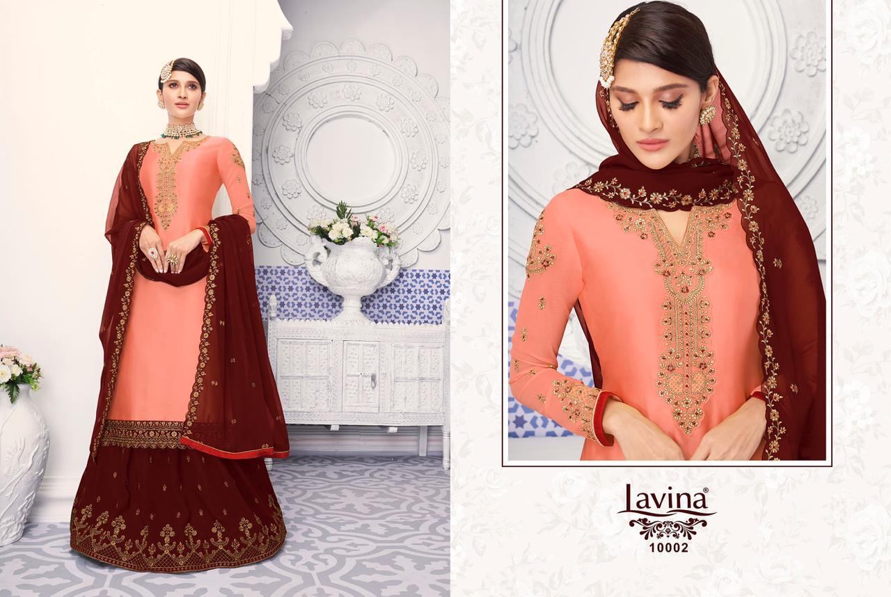 Lavina Vol.100 Designer Wedding Wear Lehenga With Heavy Embroidery
