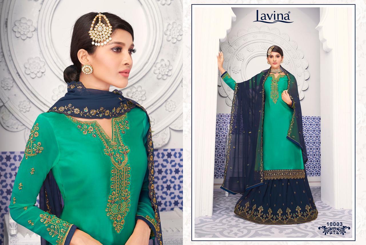 Lavina Vol.100 Designer Wedding Wear Lehenga With Heavy Embroidery