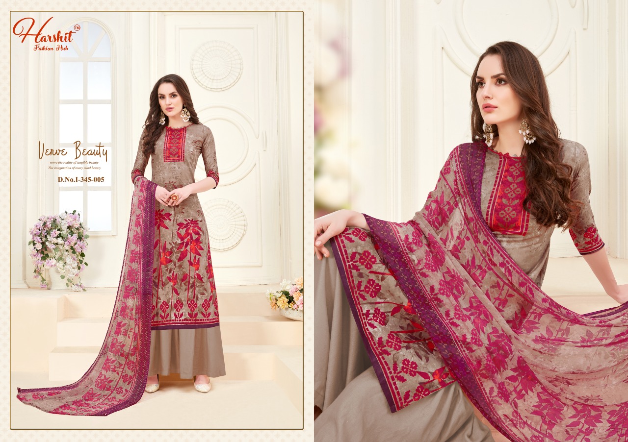 Harshit Fashion Launches Mahira Designer Digital Print Summer Collection Suits