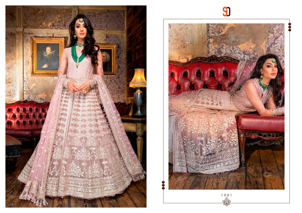 Shraddha Designer Sobia Nazir Vol.4 Heavy Butterfly Net Wedding Wear Outfit Collection