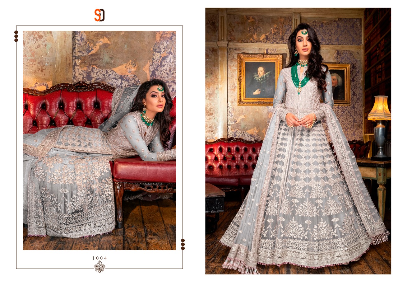 Shraddha Designer Sobia Nazir Vol.4 Heavy Butterfly Net Wedding Wear Outfit Collection