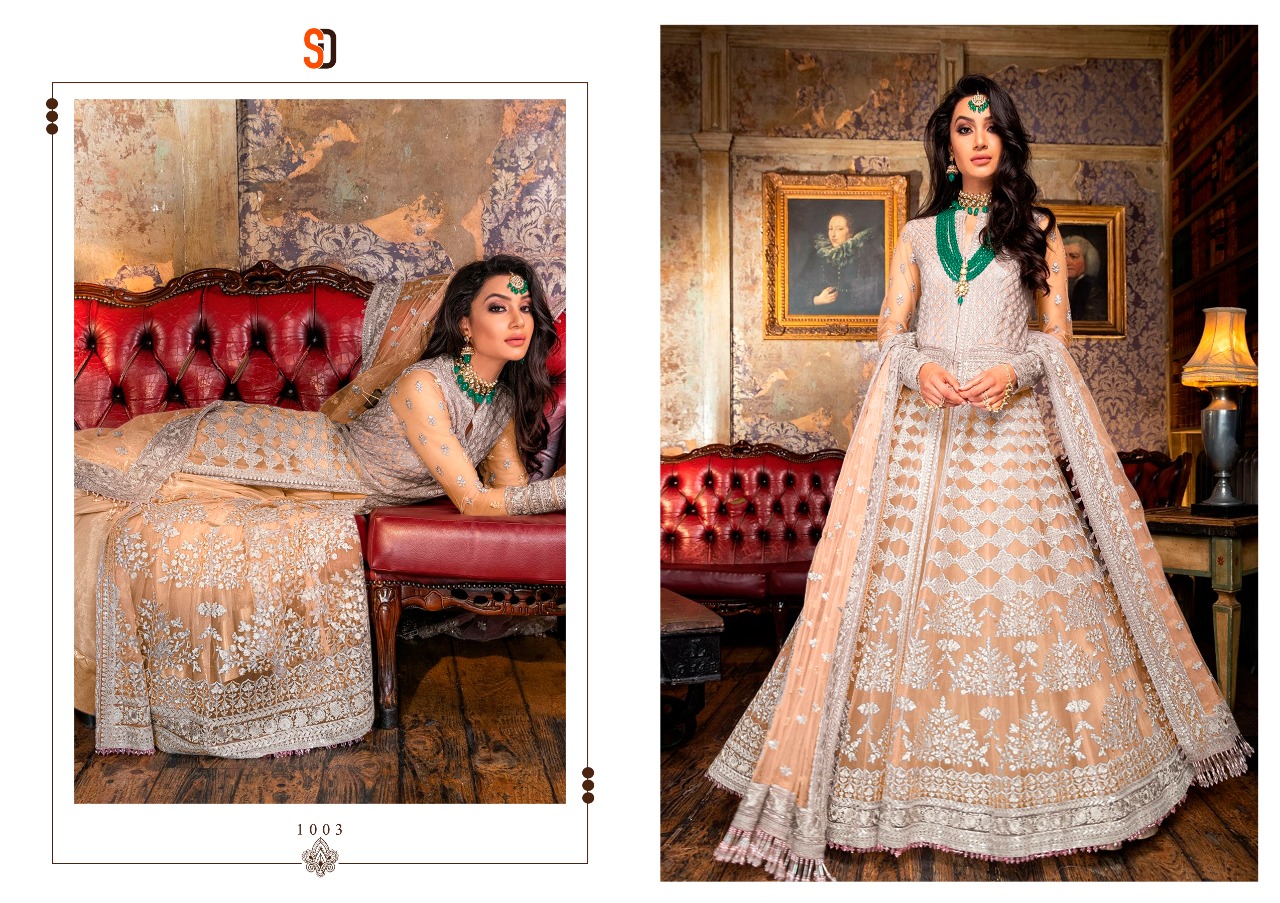 Shraddha Designer Sobia Nazir Vol.4 Heavy Butterfly Net Wedding Wear Outfit Collection