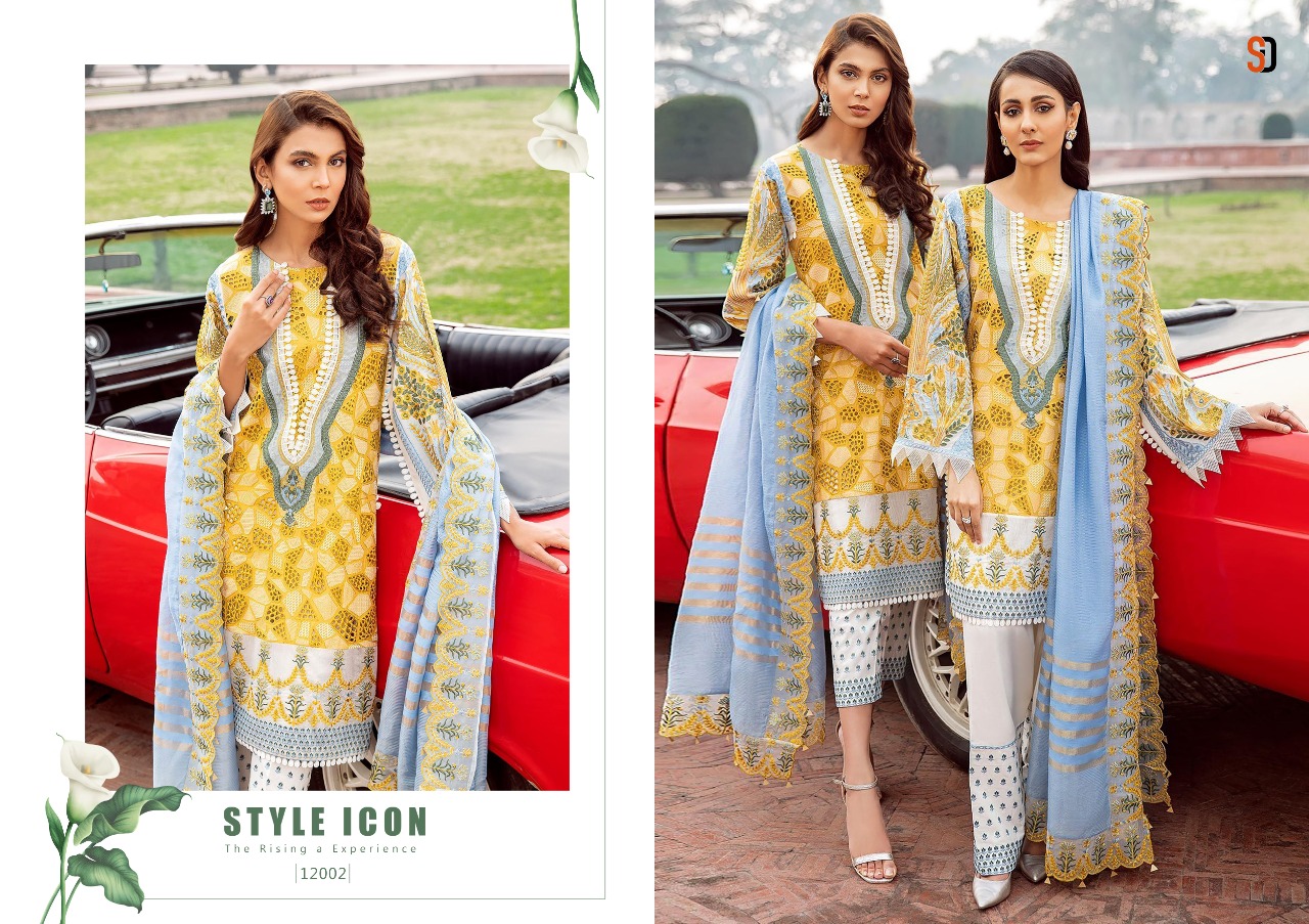 Shraddha Designer Launches Charizma Cotton Collection Desiigner Jam Cotton Pakistani Style Dress Material
