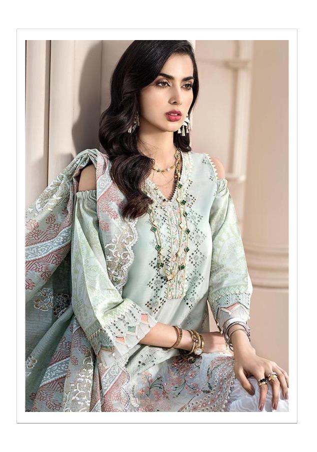Shraddha Designer Noor Special Edition Vol.1 Heavy Work Lawn Cotton Pakistani Dress Material