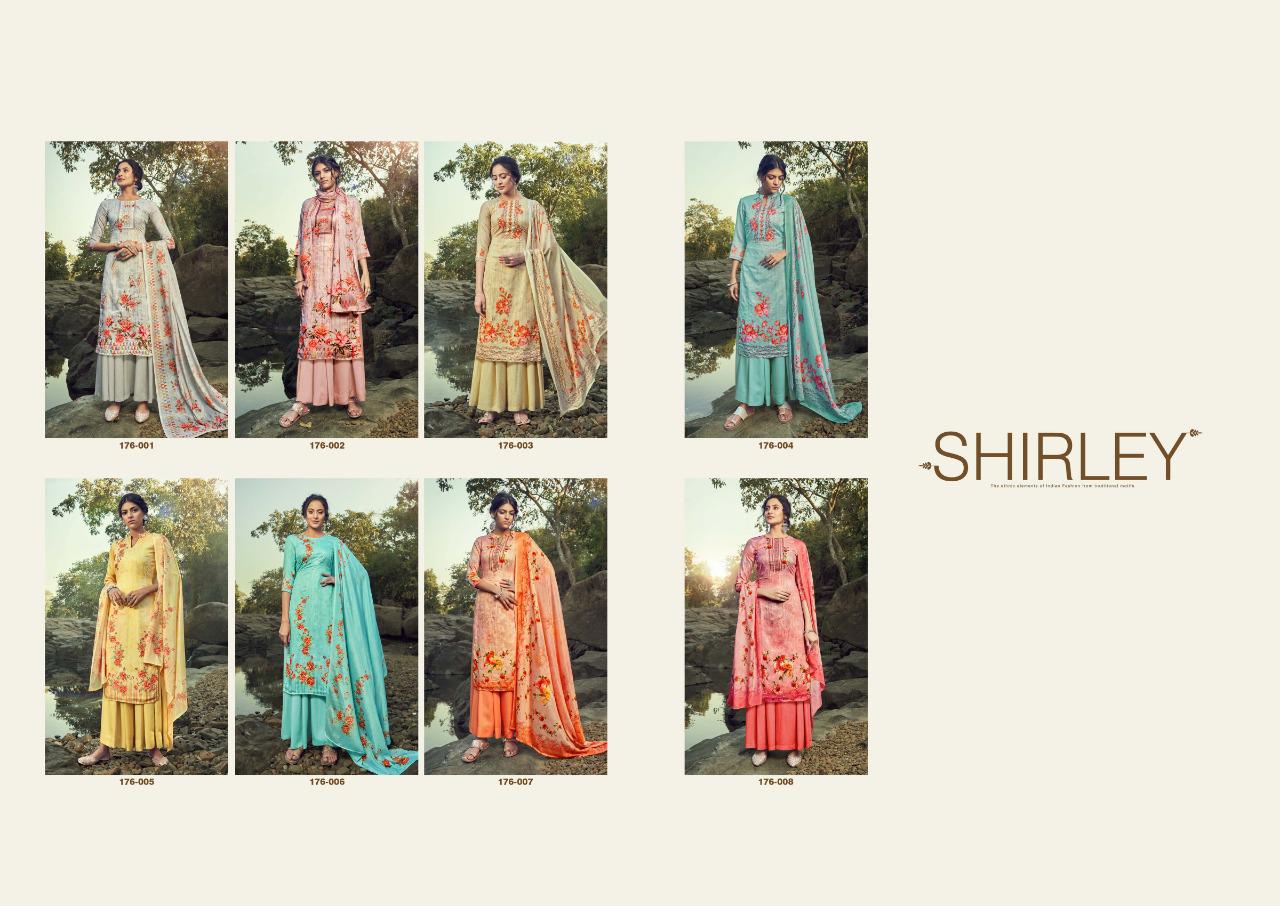 Sargam Prints Shirley Satin Occasional Wear Digital Print Dress Material