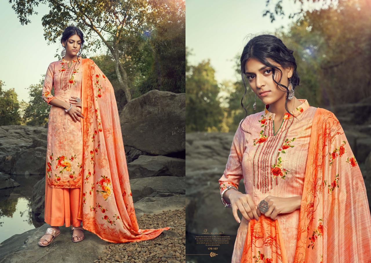 Sargam Prints Shirley Satin Occasional Wear Digital Print Dress Material