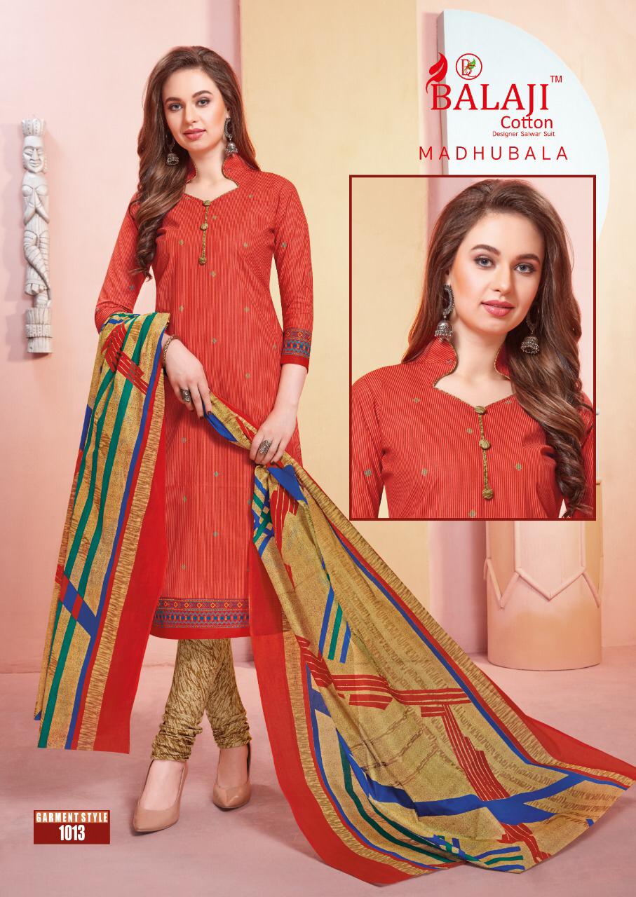 Balaji Madhubala Cotto Dupatta Dress Material Wholesale Rate In Surat Dealer India